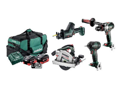 Metabo 18V 165mm circular saw Cordless Brushless 4 Piece Kit - 2 5.5Ah