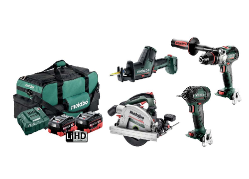 Metabo 18V 165mm circular saw Cordless Brushless 4 Piece Kit - 2 5.5Ah