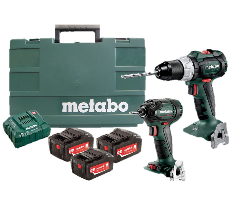 Metabo AU68902052 18v 2pce Brushless Cordless Combo With Bonus Battery