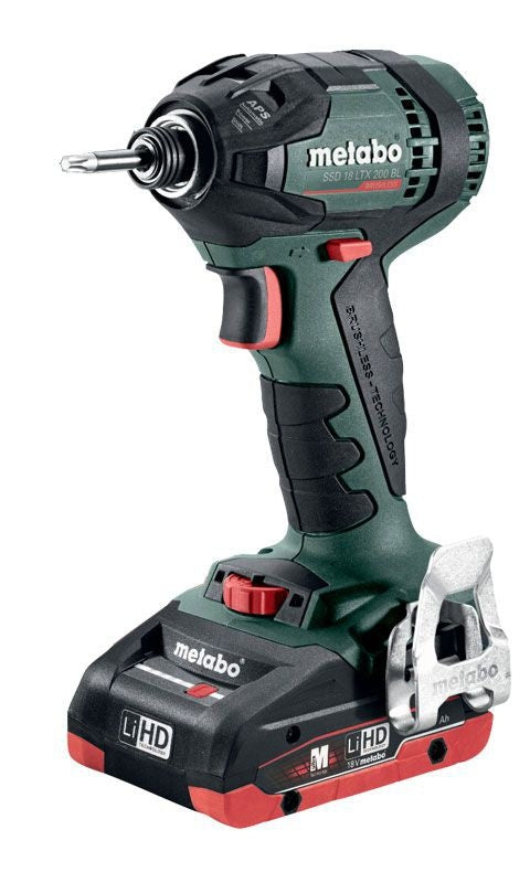Metabo SSD18LTX200BL 18V Cordless Brushless Impact Driver Bare Unit Skin-Gen 2 -BD