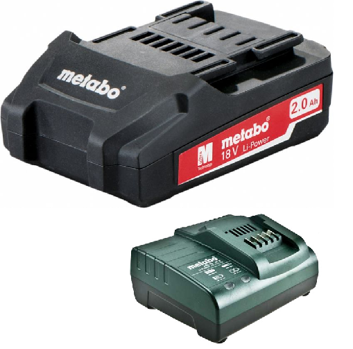 Metabo AU62546800 18v 2AH Battery & Charger Starter Pack Combo Kit