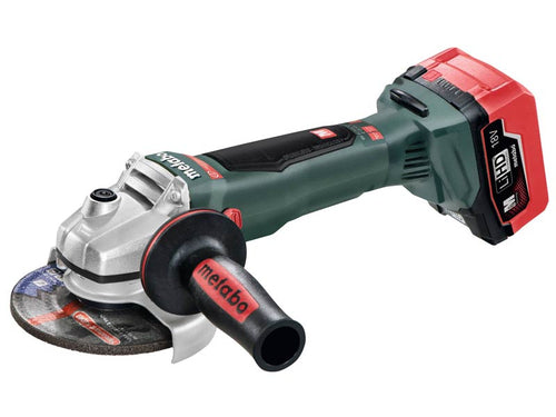 Metabo WB18LTXBL125Quick 5" 125mm 18v Brushless Angle Grinder Skin Bare Unit-BD