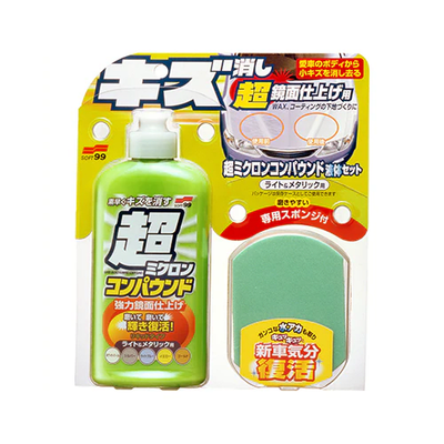 SOFT99 Micro Liquid Compound Set L&M Hand Polishing Compound