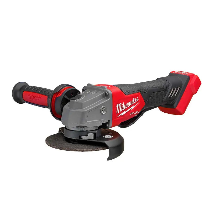 MILWAUKEE 18V FUEL BRUSHLESS 125MM BRAKING ANGLE GRINDER WITH DEADMAN PADDLE SWITCH SKIN-M18FAG125XPDB