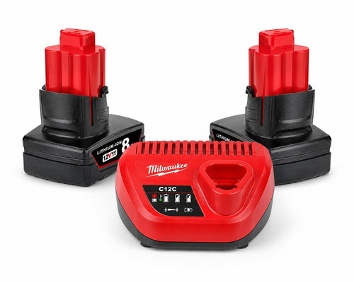 Milwaukee 12v Charger & Battery Combo Kit