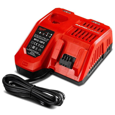 Milwaukee M12-18FC 12V - 18V Multi Voltage Rapid Battery Charger -BFD