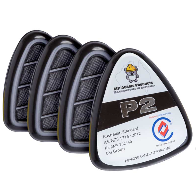 MP Reusable Adult p2 Face Mask Filter 4Pack