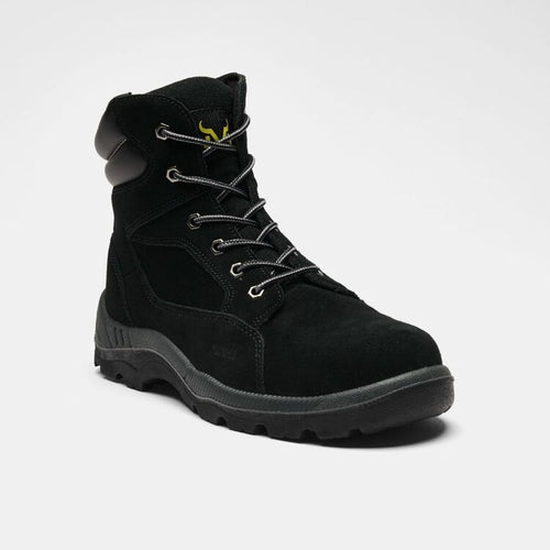 Munka Girder Zip Lace Up Steel Cap Safety Boots-Black