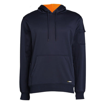 DIADORA Munka Pullover Hoody Jumper-Navy Orange