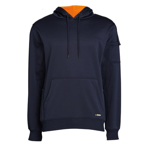 DIADORA Munka Pullover Hoody Jumper-Navy Orange