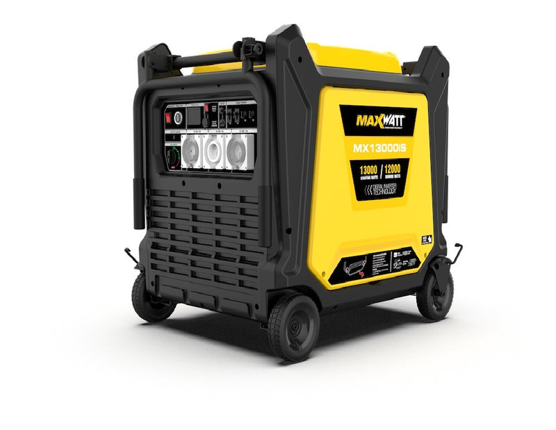 MAXWATT 13000W Electric/Remote Start w/ 2 Wire Auto Start Digital Inverter Generator