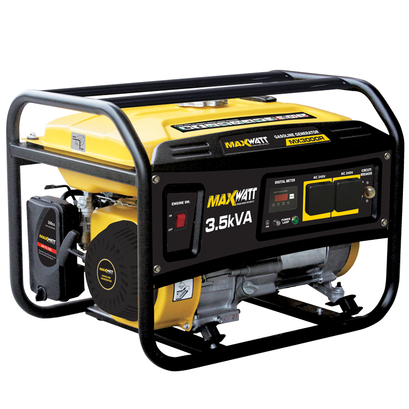 Maxwatt 3.5kVA PETROL GENERATOR RECOIL START