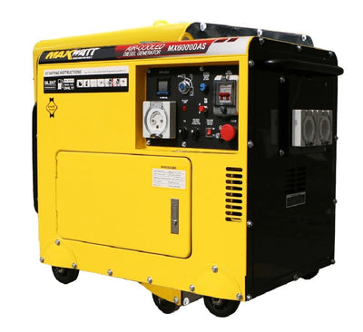 MAXWATT 6KVA Electric Start Diesel Generator