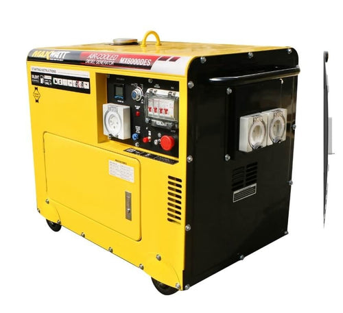 MAXWATT 6kVA 5000W DIESEL GENERATOR