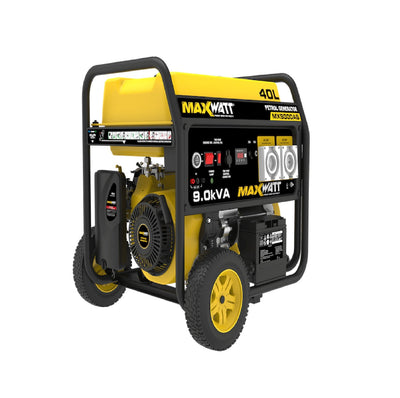 MAXWATT 7500W Open Frame Generator with Electric Start & 2 Wire Auto Start