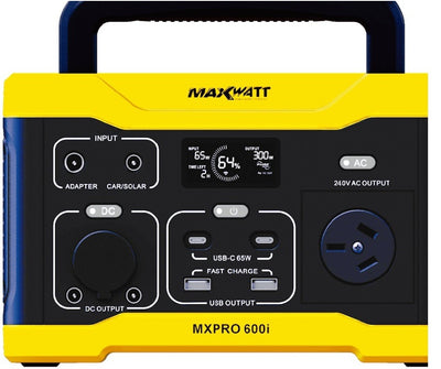 MAXWATT 600 WATT PURE SINE WAVE PORTABLE POWER STATION