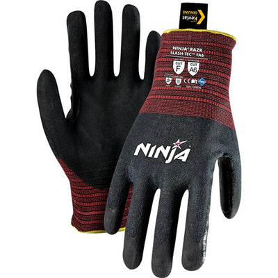 NINJA Razr Slash Tec FA6 Cut Resistant Tradie Gloves-Cut F Rated