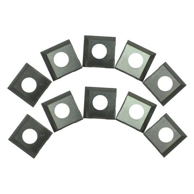 ToughCut Oltre 14.2mm x 14.2mm x 2mm Square 30Deg 2 Sided TCT Insert Blade (10Pce) suit Spiral Cutter Head