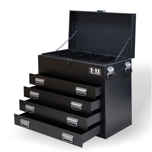 ONE ELEVEN Steel Truck/Ute Tool Box Chest With 4Drawers-Charcoal Grey-TBNS4