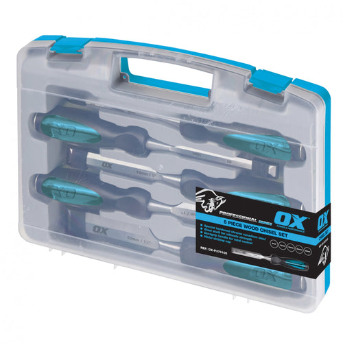 OX Tools Professional Wood Chisel Set OX-P370105