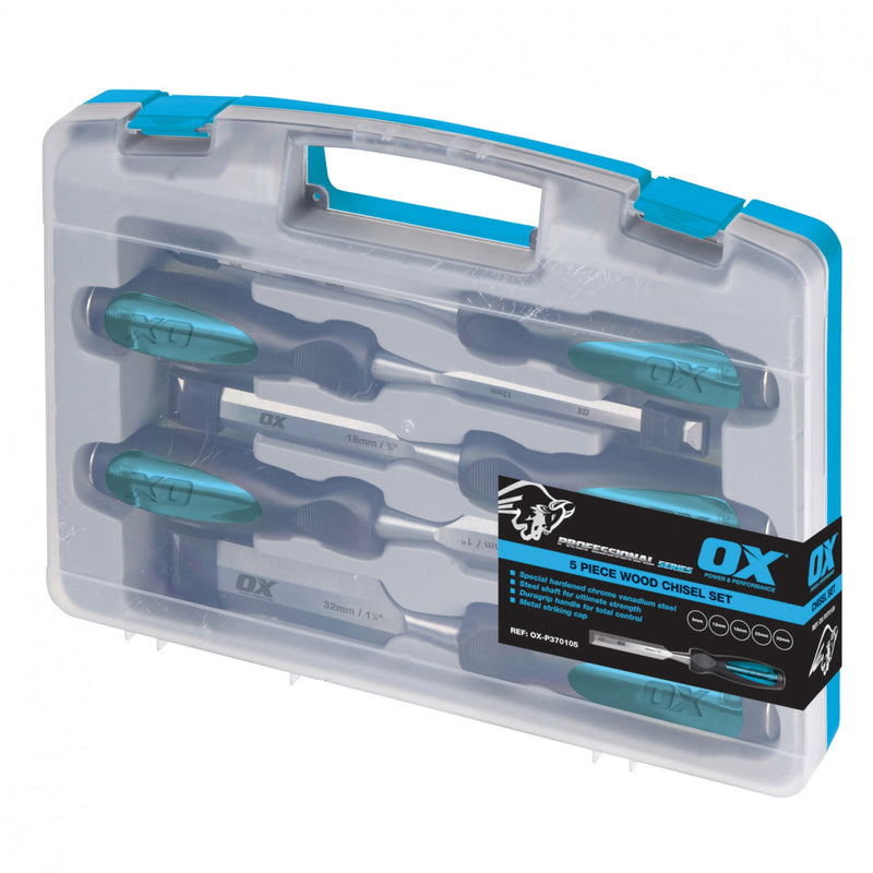 OX Tools Professional Wood Chisel Set OX-P370105