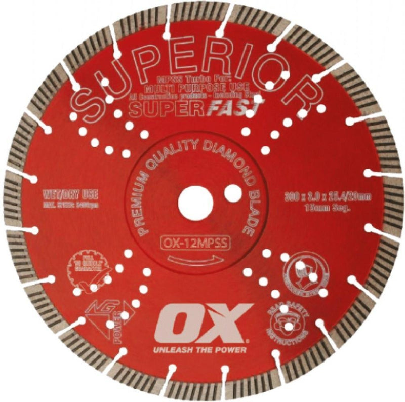 OX Tools Superior Super Fast Cut Diamond Blade-16