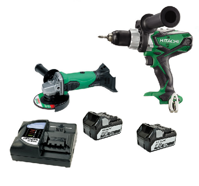 Hitachi pack293 2pce 18v Cordless Combo Kit-5ah