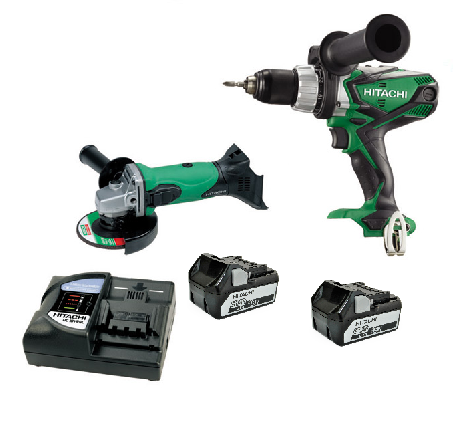 Hitachi pack293 2pce 18v Cordless Combo Kit-5ah