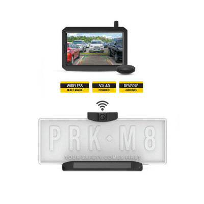 PARKMATE Wireless Solar Powered Reverse Camera & 5