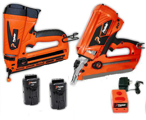 Paslode s205002batt FrameMaster & TrimMaster Gas Cordless Nail Gun Combo Kit