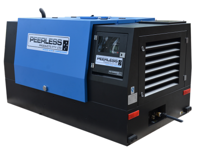 PEERLESS Rotary Screw Air Compressor For Truck,Ute or Trailer -5232LPM FAD-50hp Diesel Powered