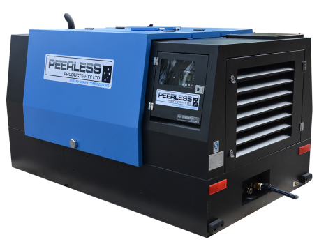 PEERLESS Rotary Screw Air Compressor For Truck,Ute or Trailer -5232LPM FAD-50hp Diesel Powered