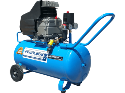 PEERLESS PD12 Single Phase Air Compressor: Direct Drive, 10Amp, 2.5HP, 175LPM
