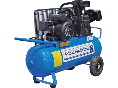 PEERLESS PHP15 Single Phase Air Compressor: Belt Drive, 15Amp, 3.5HP, 300LPM - for High Pressure