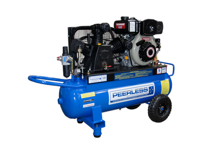 PEERLESS PHP15 Diesel Air Compressor: Belt Drive, Yanmar L48, 320LPM - for High Pressure