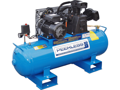 PEERLESS PHP15 Single Phase Air Compressor Fatboy: Belt Drive, 15Amp, 3.5HP, 300LPM - for High Pressure