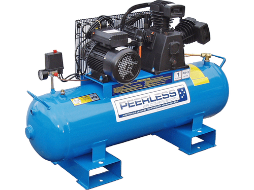 PEERLESS PHP15 Single Phase Air Compressor Fatboy: Belt Drive, 15Amp, 3.5HP, 300LPM - for High Pressure