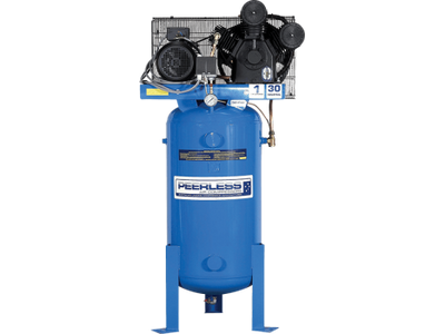 PEERLESS PHP30 Three Phase Air Compressor Vertical: Belt Drive, 5.5HP, 620LPM - for High Pressure