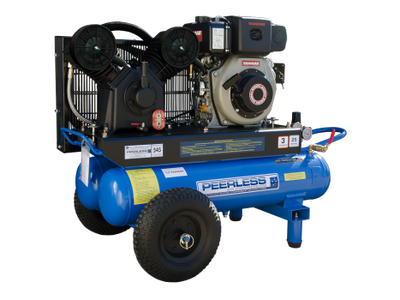 PEERLESS PV25 Diesel Air Compressor: Belt Drive, Yanmar L70, 545LPM