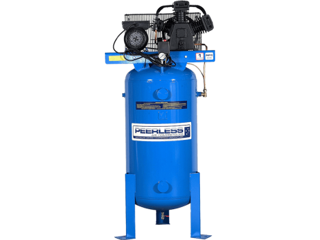 PEERLESS PHP15 Single Phase Air Compressor Vertical: Belt Drive, 15Amp, 3.5HP, 300LPM - for High Pressure