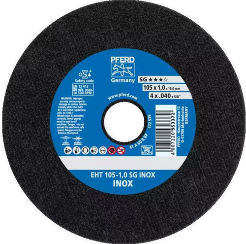 PFERD 100mm Ultra Thin Inox Metal Cutting Disc-25pack 61315113 x 25