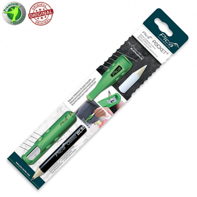 PICA Industrial Black & White Universal Marking Pencil & Pica Pocket Combo 505/03