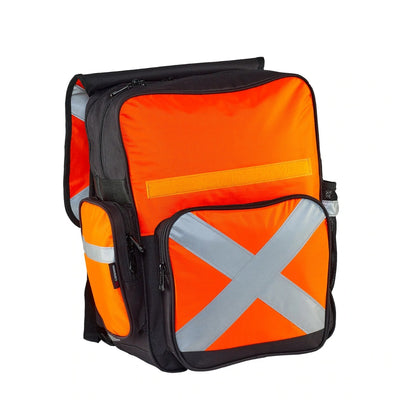 CARIBEE Pilbara 34L Safety Back Pack Gear Bag-Hi Vis Orange