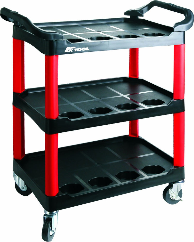 PK TOOLS 3 Shelf Professional Service Trolley-Shop Assist Series-ATD-FDD-BFD