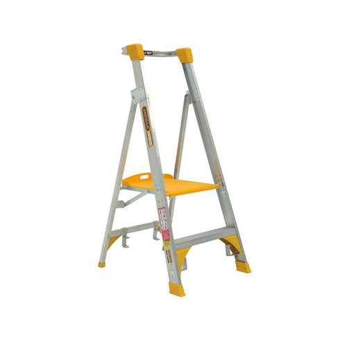 Gorilla PL002-HD Platform ladder Aluminium 0.6m (2ft) Aluminium 180kg Heavy Duty Industrial