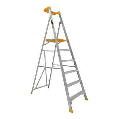 Gorilla PL006-PRO Platform ladder 6 Step (1.74m) Pro-Lite Aluminium 150kg Industrial