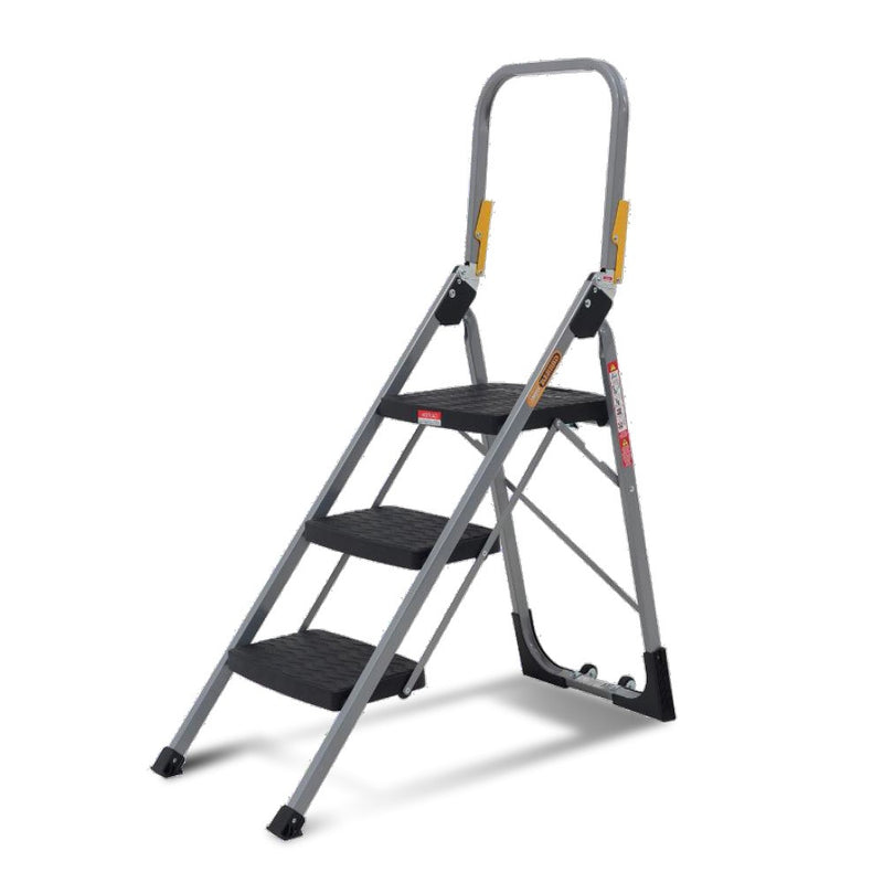 Gorilla PL3-STAIR Industrial 3 Stair ladder Steel 120kg Industrial