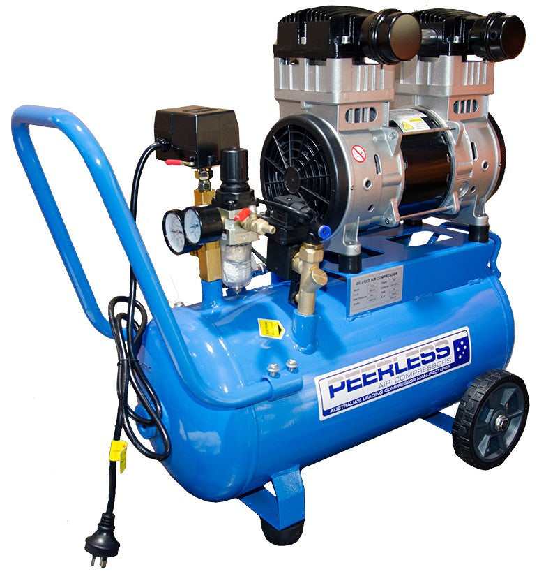 PEERLESS PO13 Single Phase Air Compressor Tubie: Oilless, Direct Drive, 10Amp, 175LPM