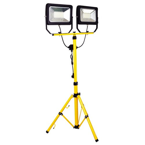 ULTRACHARGE 2 x 50W WORK LIGHT WITH 1.6M TRIPOD UR200FL50WS1-BFD