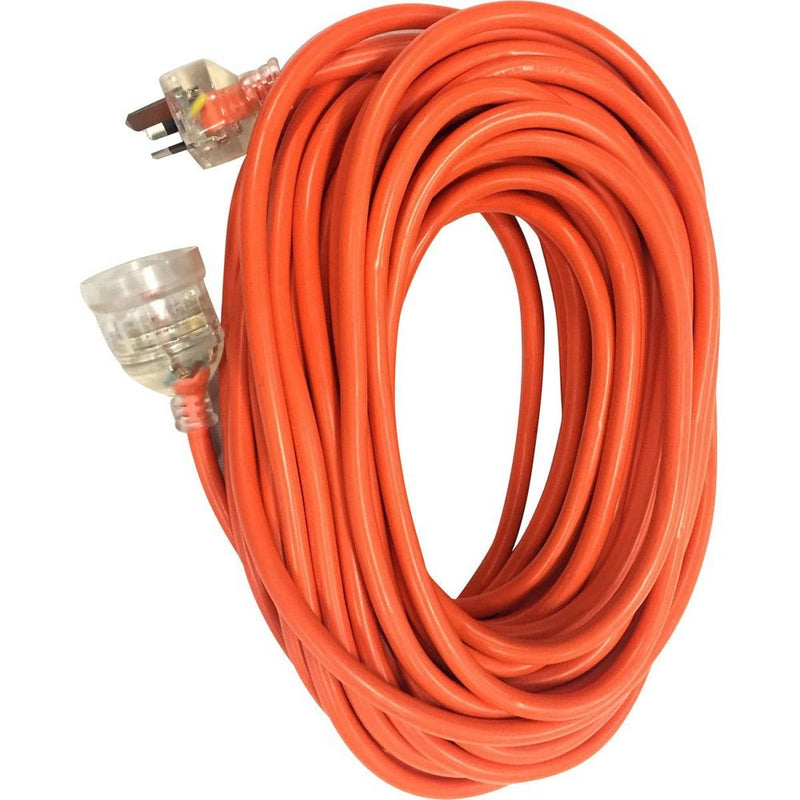 POWER DC Heavy Duty 15amp Cable Extension Lead With 10amp Plugs-25m